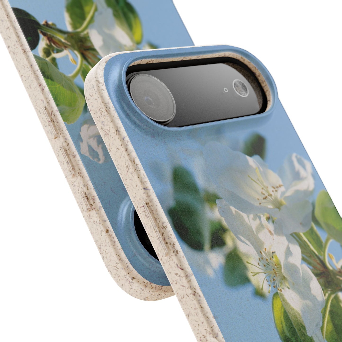 Biodegradable Phone Case „Apfelblüte/Apple Blossom“ – Eco-Friendly Artistic Accessory with Photo Design by Sarah Buhl – Magsafe® Compatible