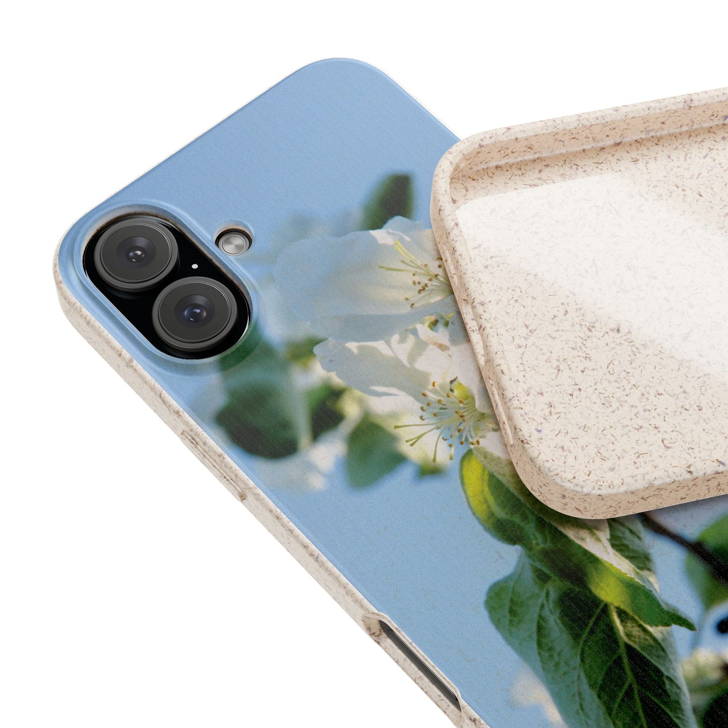 Eco-Friendly Biodegradable Phone Case ‚Apfelblüte‘/,Apple Blossom’ – Photo Design by Sarah Buhl – Magsafe® Compatible