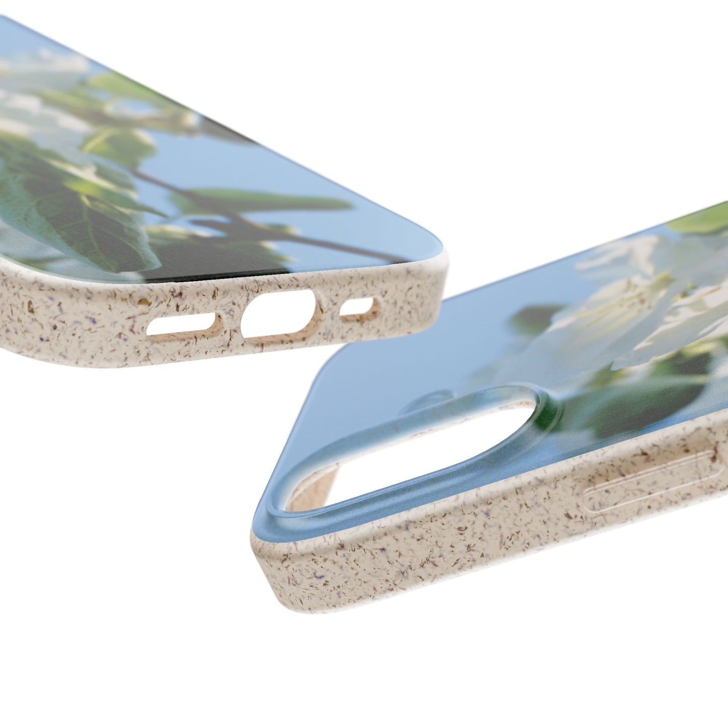 Biodegradable Phone Case „Apfelblüte/Apple Blossom“ – Eco-Friendly Artistic Accessory with Photo Design by Sarah Buhl – Magsafe® Compatible