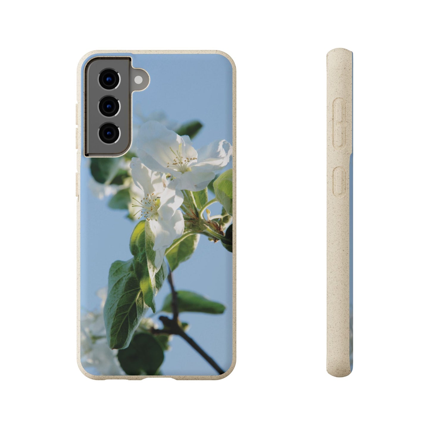 Eco-Friendly Biodegradable Phone Case ‚Apfelblüte‘/,Apple Blossom’ – Photo Design by Sarah Buhl – Magsafe® Compatible