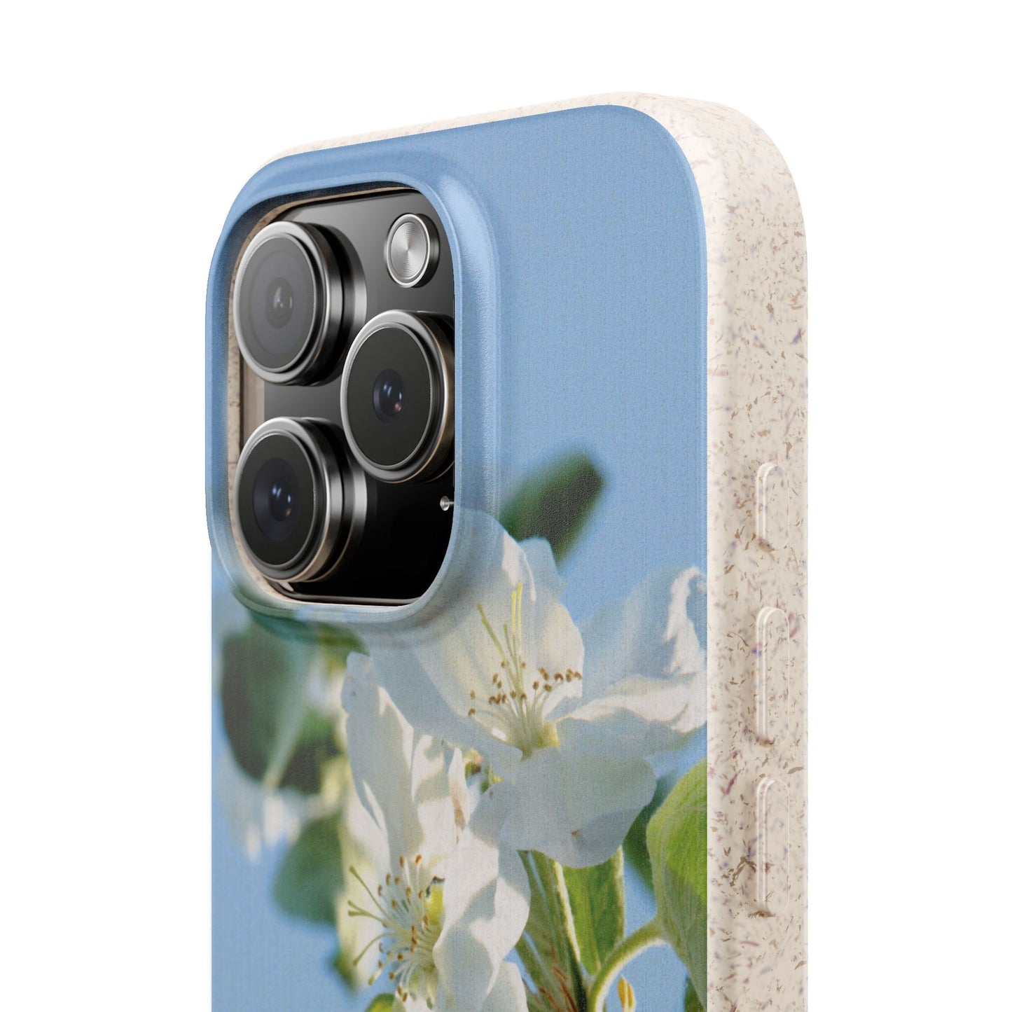 Biodegradable Phone Case „Apfelblüte/Apple Blossom“ – Eco-Friendly Artistic Accessory with Photo Design by Sarah Buhl – Magsafe® Compatible