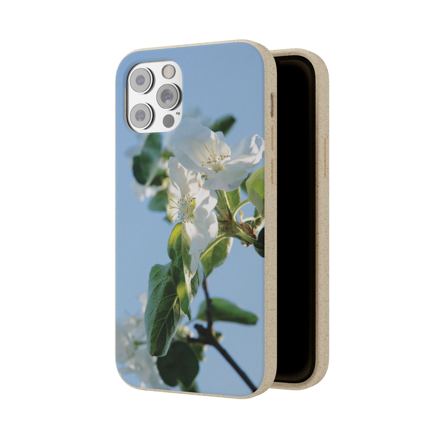 Eco-Friendly Biodegradable Phone Case ‚Apfelblüte‘/,Apple Blossom’ – Photo Design by Sarah Buhl – Magsafe® Compatible