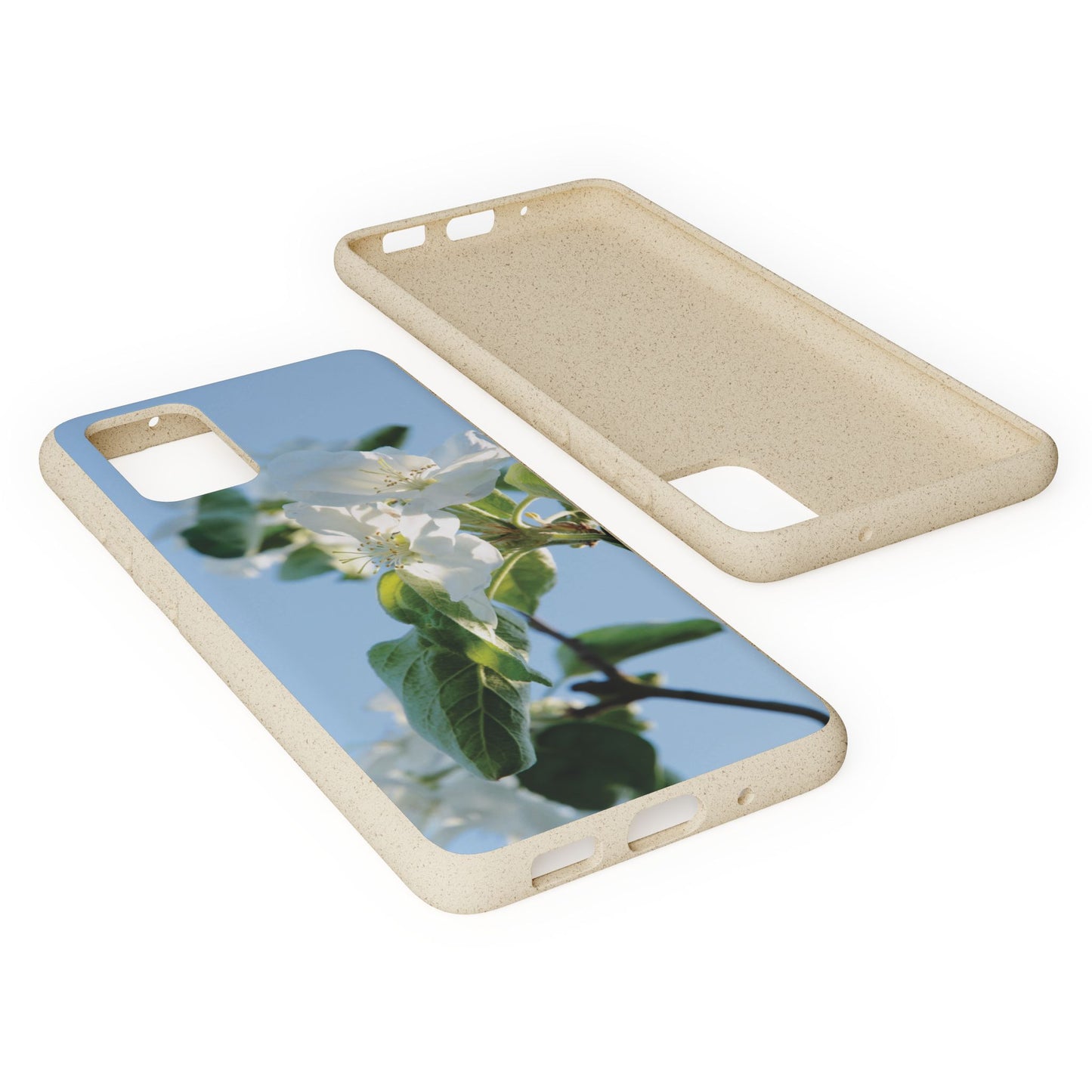 Biodegradable Phone Case „Apfelblüte/Apple Blossom“ – Eco-Friendly Artistic Accessory with Photo Design by Sarah Buhl – Magsafe® Compatible