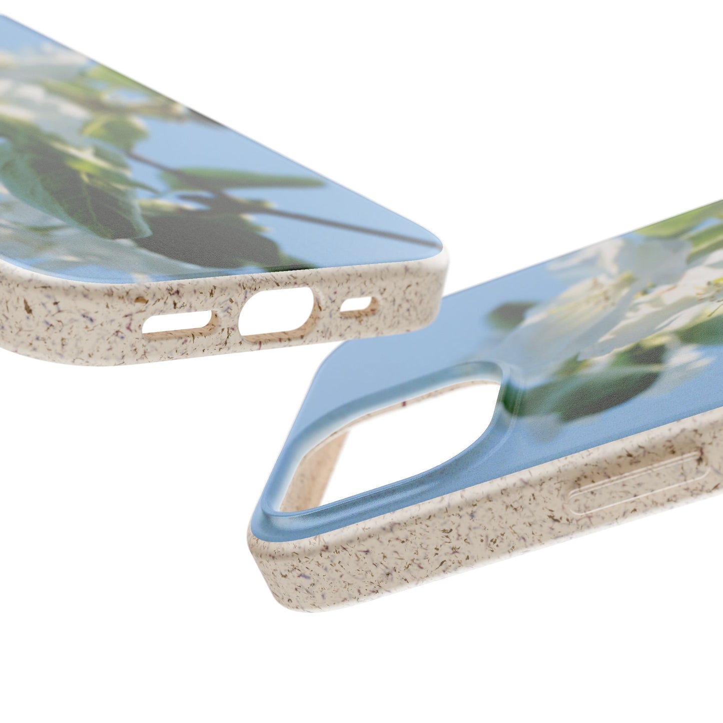 Biodegradable Phone Case „Apfelblüte/Apple Blossom“ – Eco-Friendly Artistic Accessory with Photo Design by Sarah Buhl – Magsafe® Compatible
