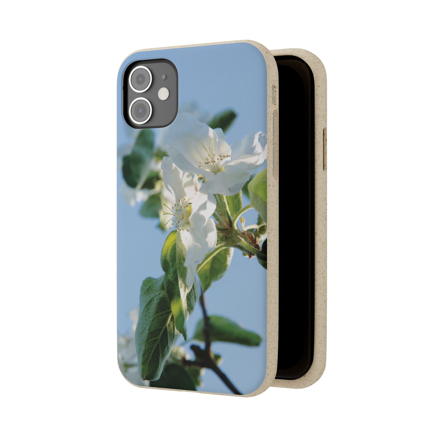 Eco-Friendly Biodegradable Phone Case ‚Apfelblüte‘/,Apple Blossom’ – Photo Design by Sarah Buhl – Magsafe® Compatible