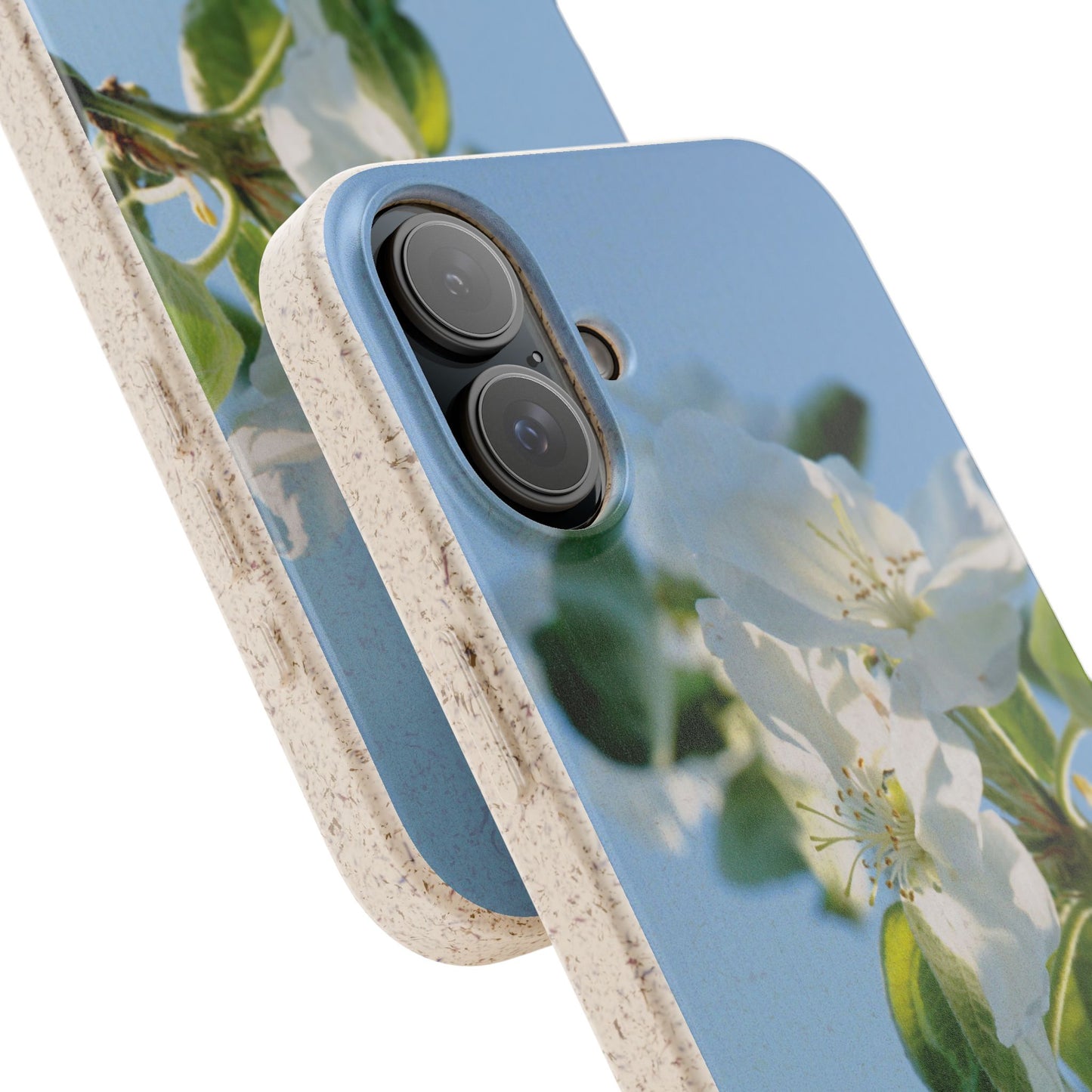 Eco-Friendly Biodegradable Phone Case ‚Apfelblüte‘/,Apple Blossom’ – Photo Design by Sarah Buhl – Magsafe® Compatible