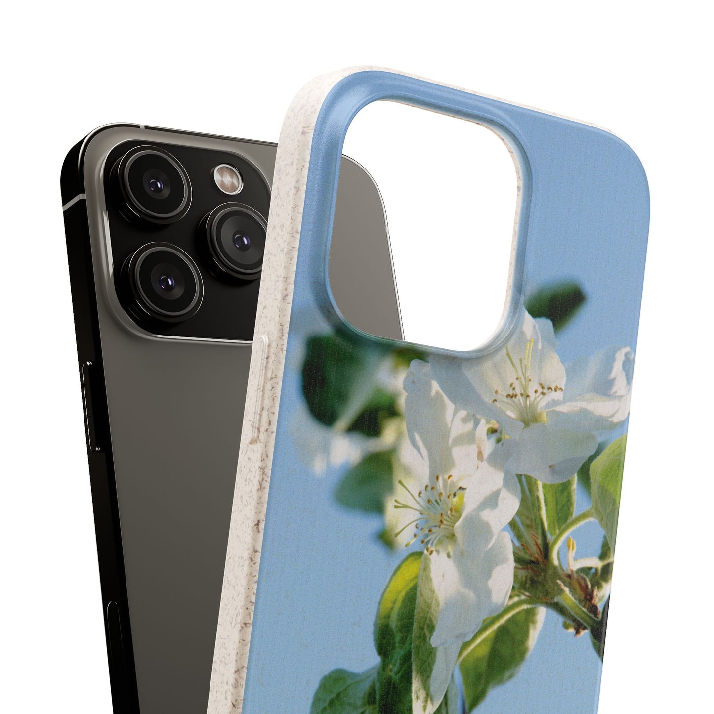 Biodegradable Phone Case „Apfelblüte/Apple Blossom“ – Eco-Friendly Artistic Accessory with Photo Design by Sarah Buhl – Magsafe® Compatible
