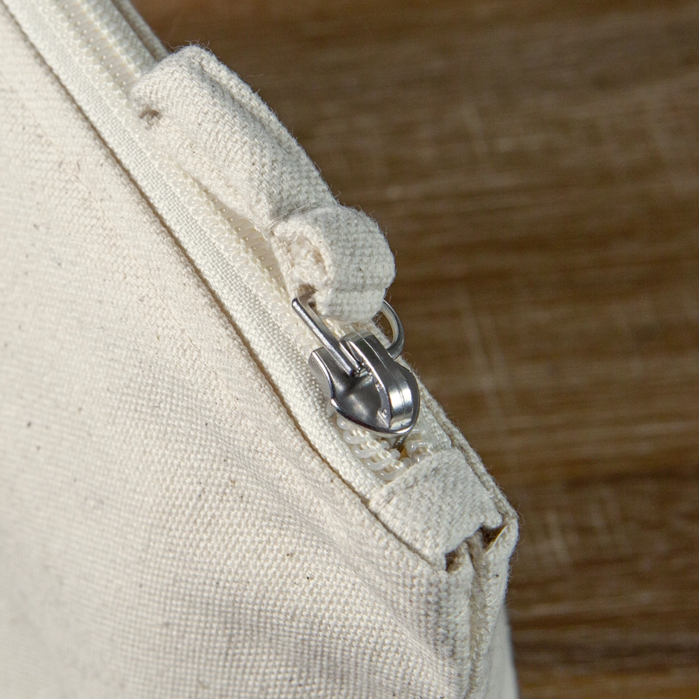 Soft Pouch "Splash!" – 100% Organic Cotton, Accessory Bag with Photo Design by Sarah Buhl - nature