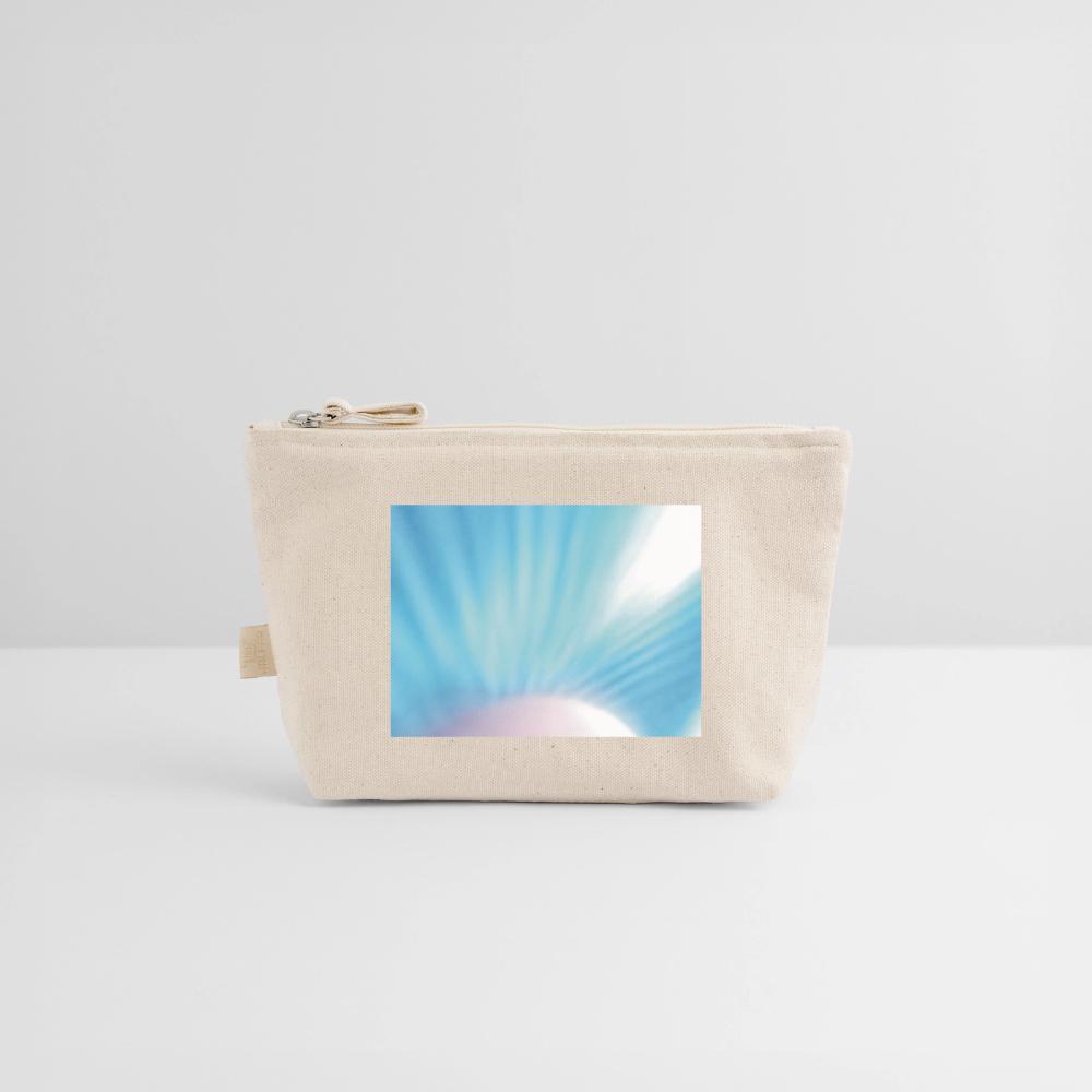 Soft Pouch "Splash!" – 100% Organic Cotton, Accessory Bag with Photo Design by Sarah Buhl - nature