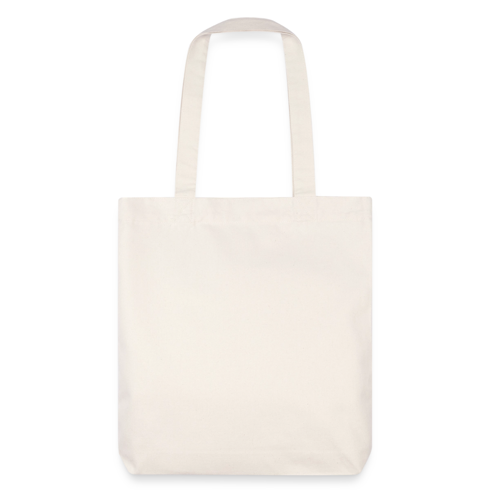 Cotton Tote Bag "Let the good stuff bloom in your life.“ – Eco-Friendly Artistic Carryall with Photo print “Apfelblüte/Apple Blossom“ - natural white