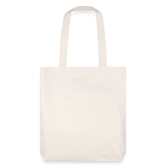 Cotton Tote Bag "Let the good stuff bloom in your life.“ – Eco-Friendly Artistic Carryall with Photo print “Apfelblüte/Apple Blossom“ - natural white