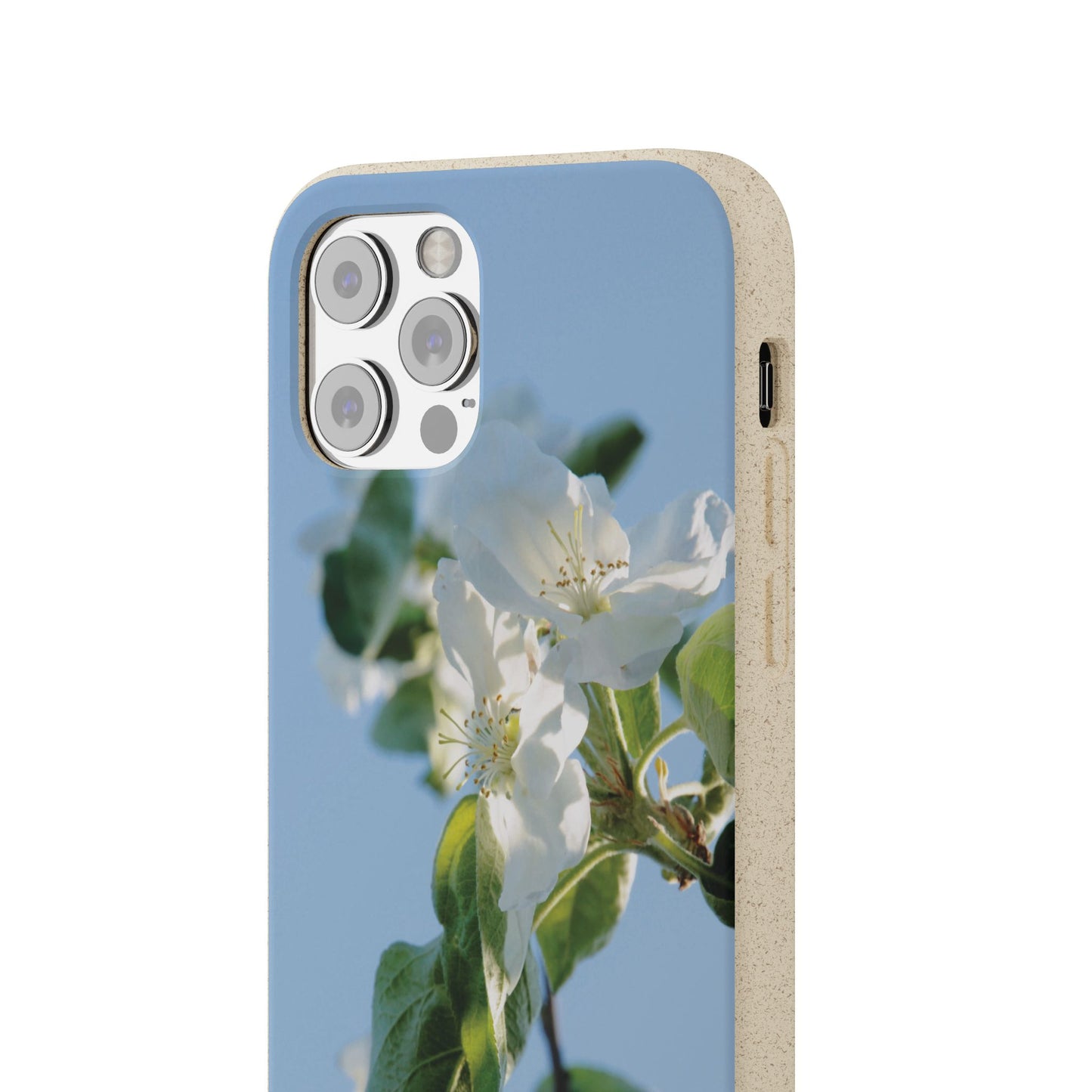 Eco-Friendly Biodegradable Phone Case ‚Apfelblüte‘/,Apple Blossom’ – Photo Design by Sarah Buhl – Magsafe® Compatible