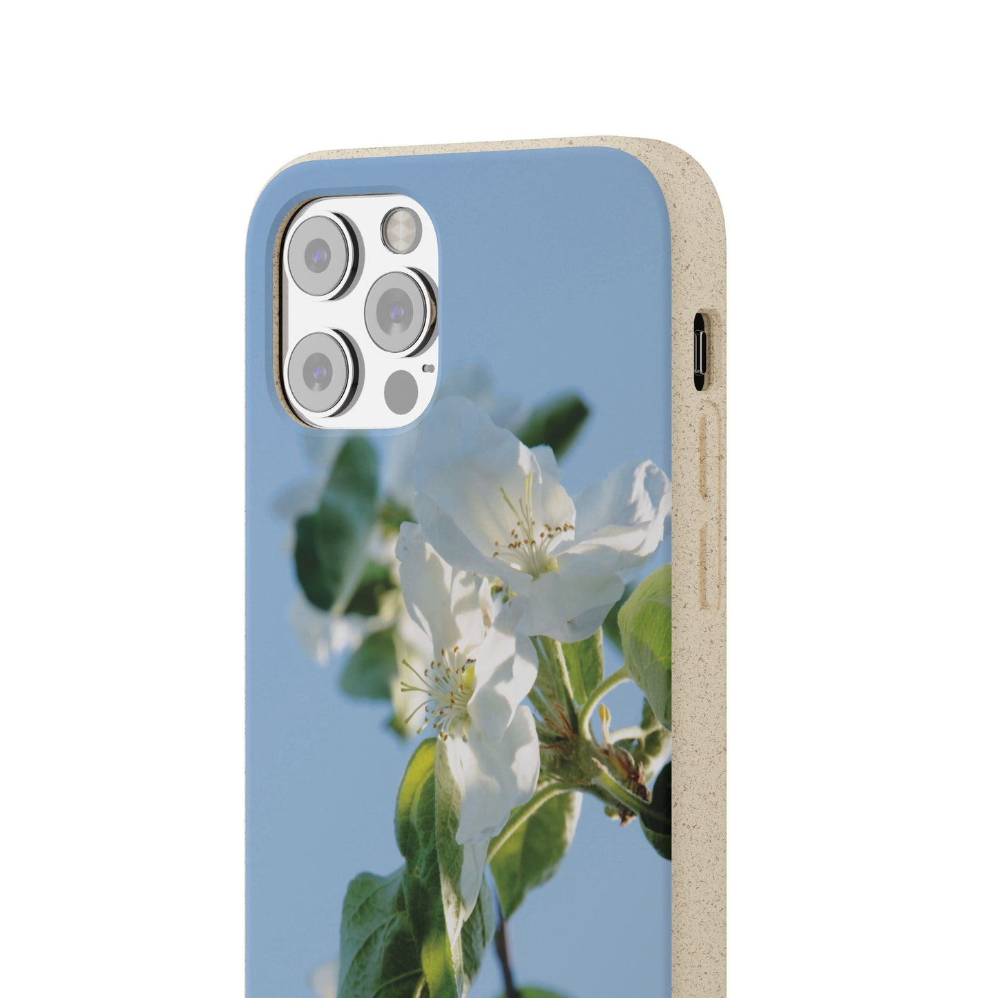 Eco-Friendly Biodegradable Phone Case ‚Apfelblüte‘/,Apple Blossom’ – Photo Design by Sarah Buhl – Magsafe® Compatible