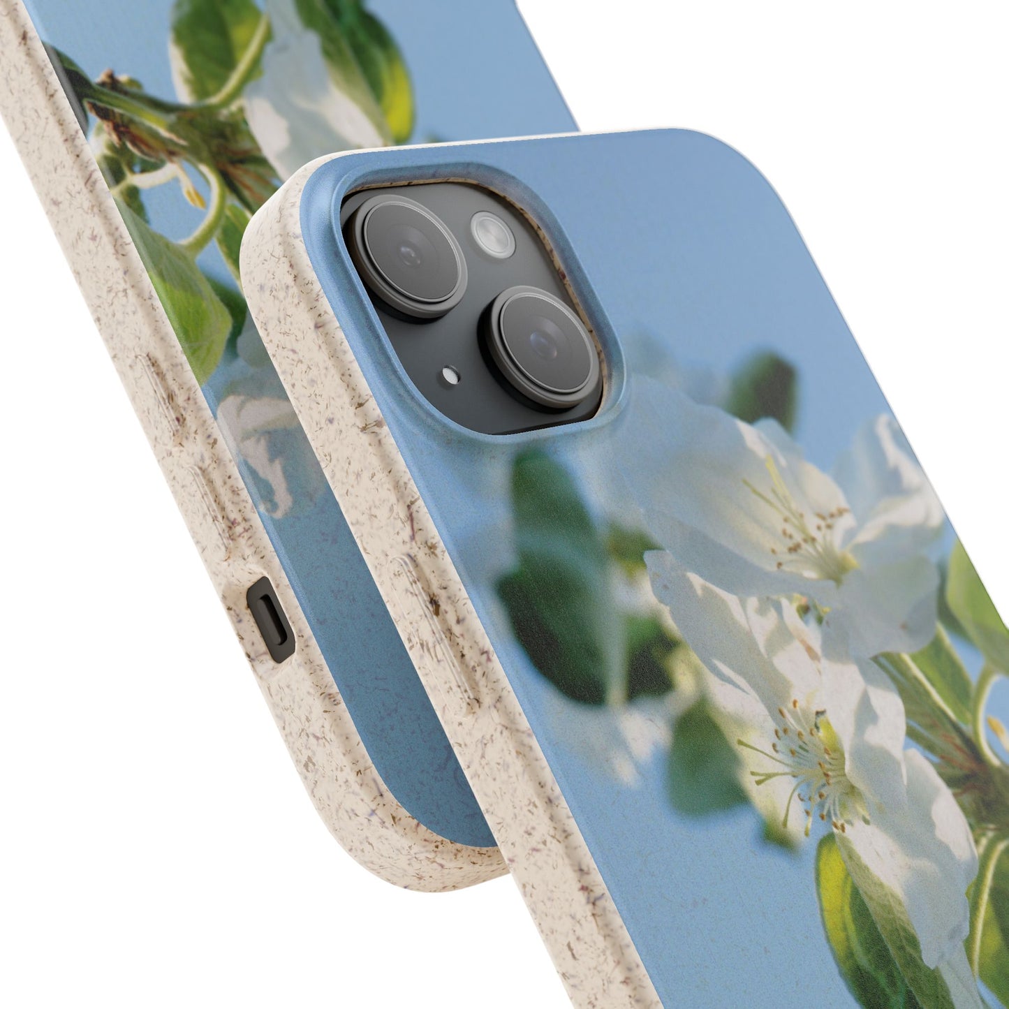 Eco-Friendly Biodegradable Phone Case ‚Apfelblüte‘/,Apple Blossom’ – Photo Design by Sarah Buhl – Magsafe® Compatible
