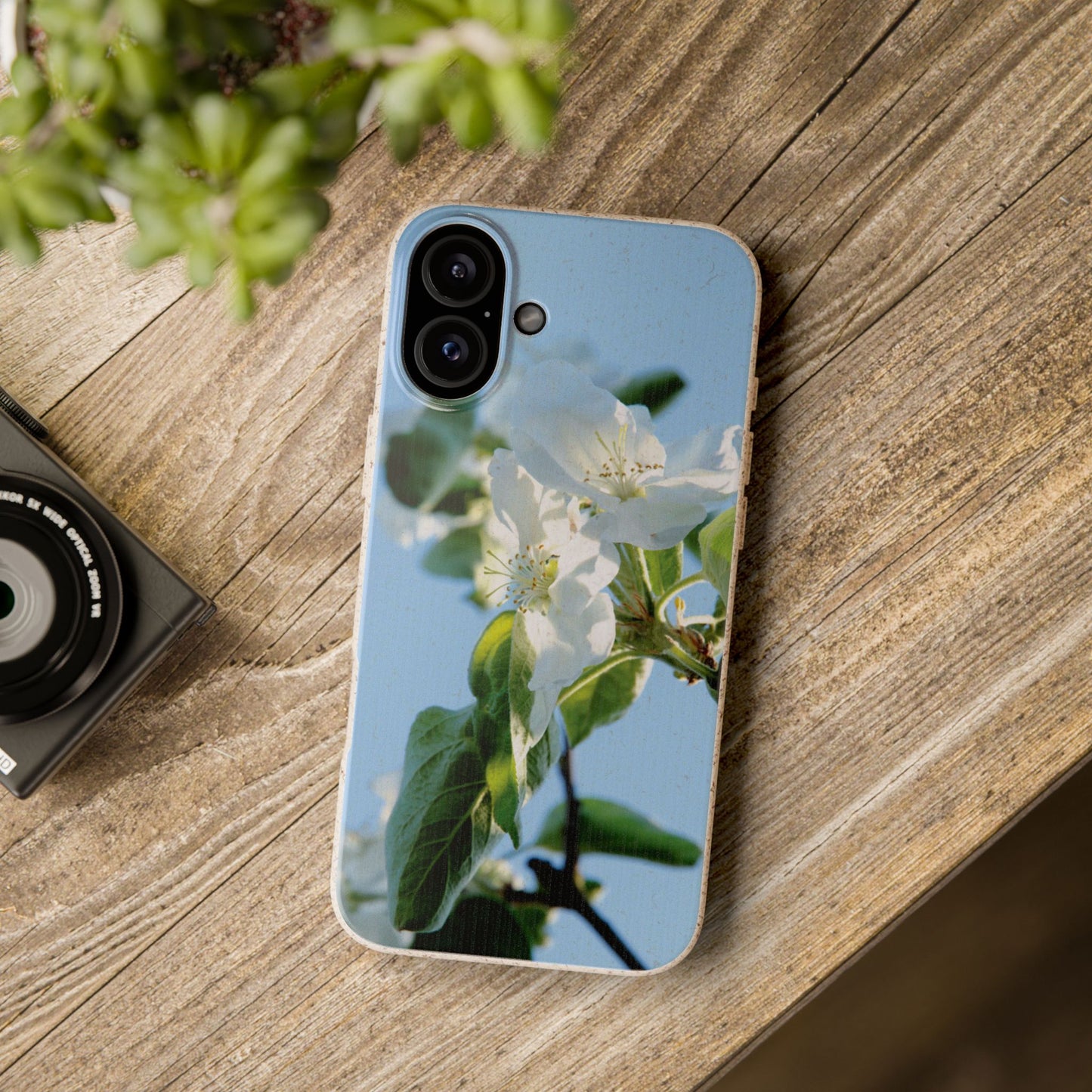 Eco-Friendly Biodegradable Phone Case ‚Apfelblüte‘/,Apple Blossom’ – Photo Design by Sarah Buhl – Magsafe® Compatible