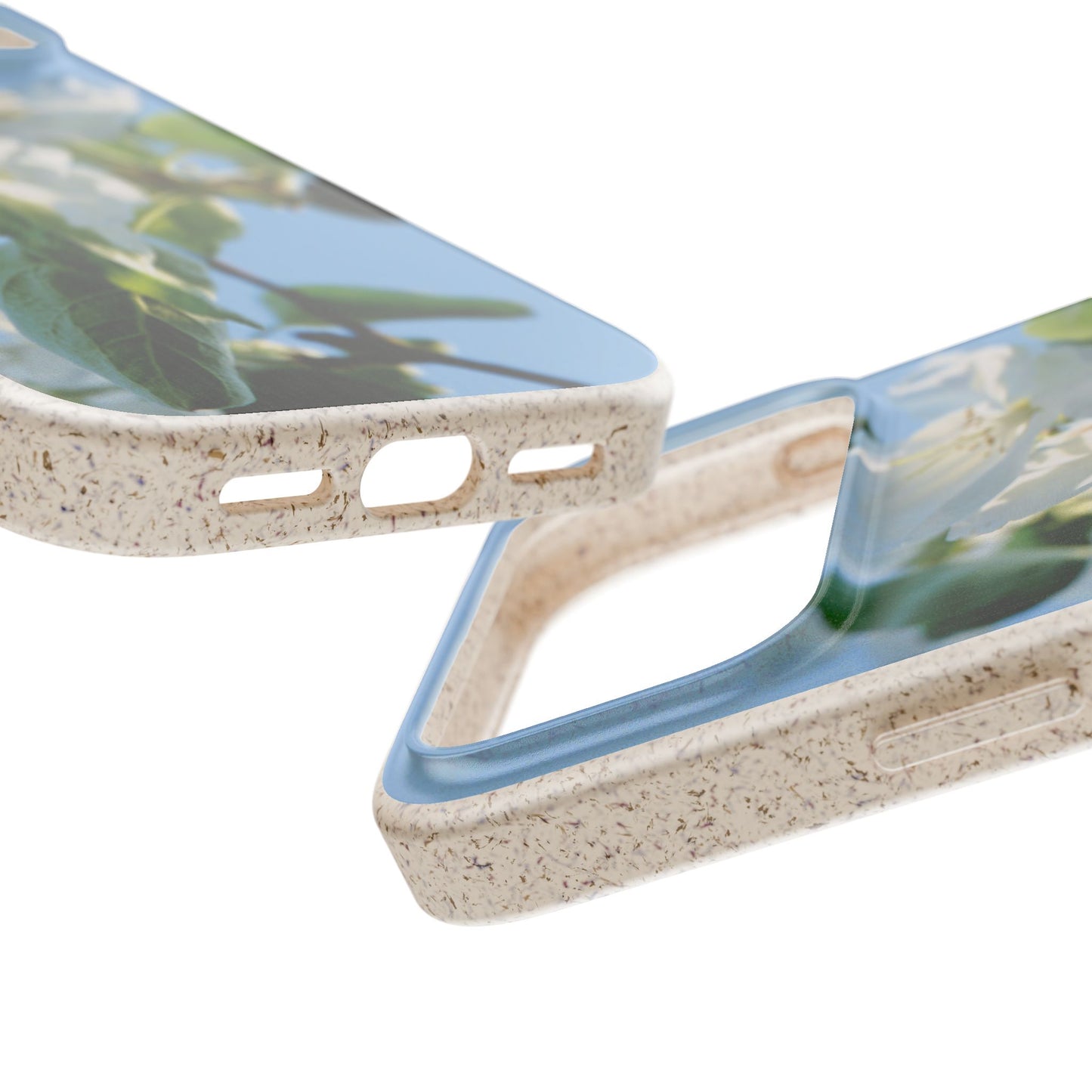 Biodegradable Phone Case „Apfelblüte/Apple Blossom“ – Eco-Friendly Artistic Accessory with Photo Design by Sarah Buhl – Magsafe® Compatible