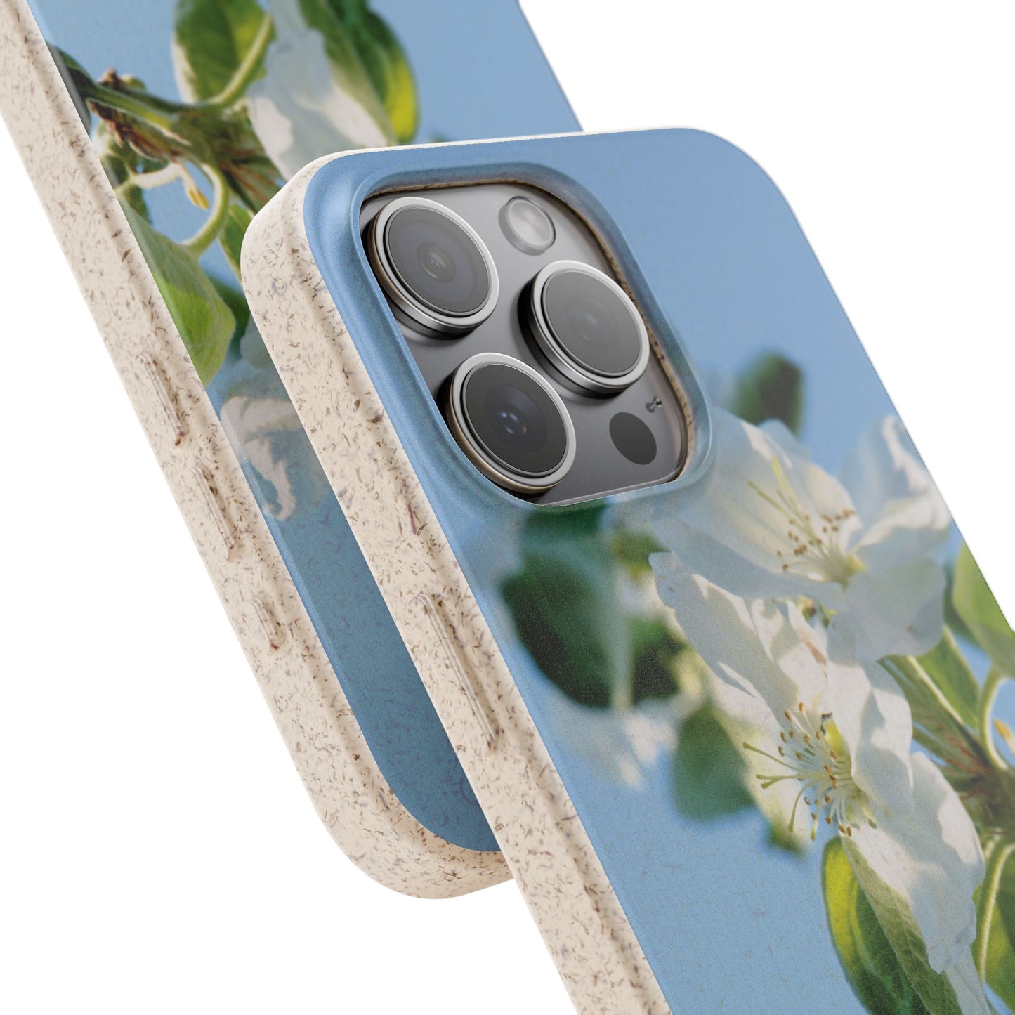 Eco-Friendly Biodegradable Phone Case ‚Apfelblüte‘/,Apple Blossom’ – Photo Design by Sarah Buhl – Magsafe® Compatible