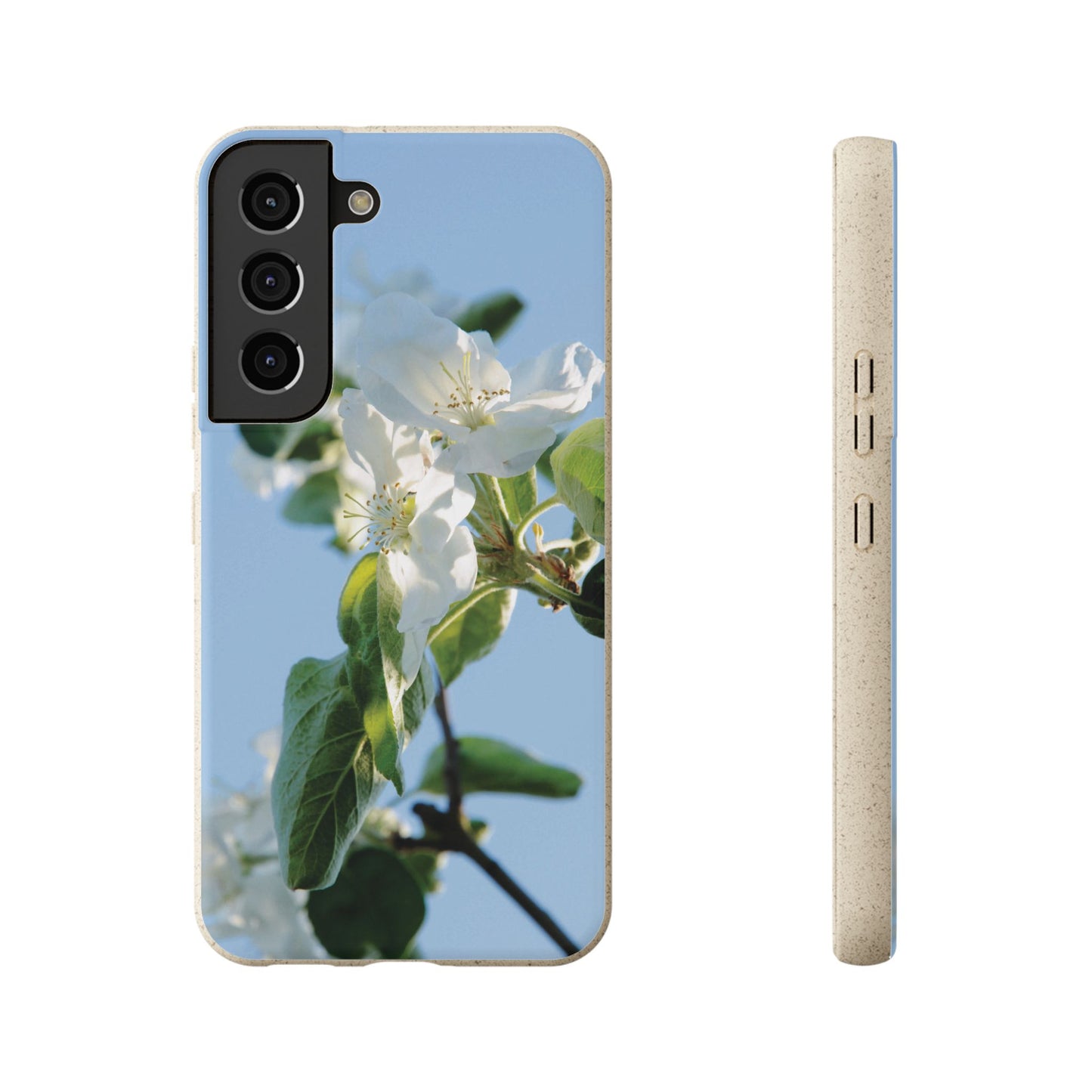 Eco-Friendly Biodegradable Phone Case ‚Apfelblüte‘/,Apple Blossom’ – Photo Design by Sarah Buhl – Magsafe® Compatible