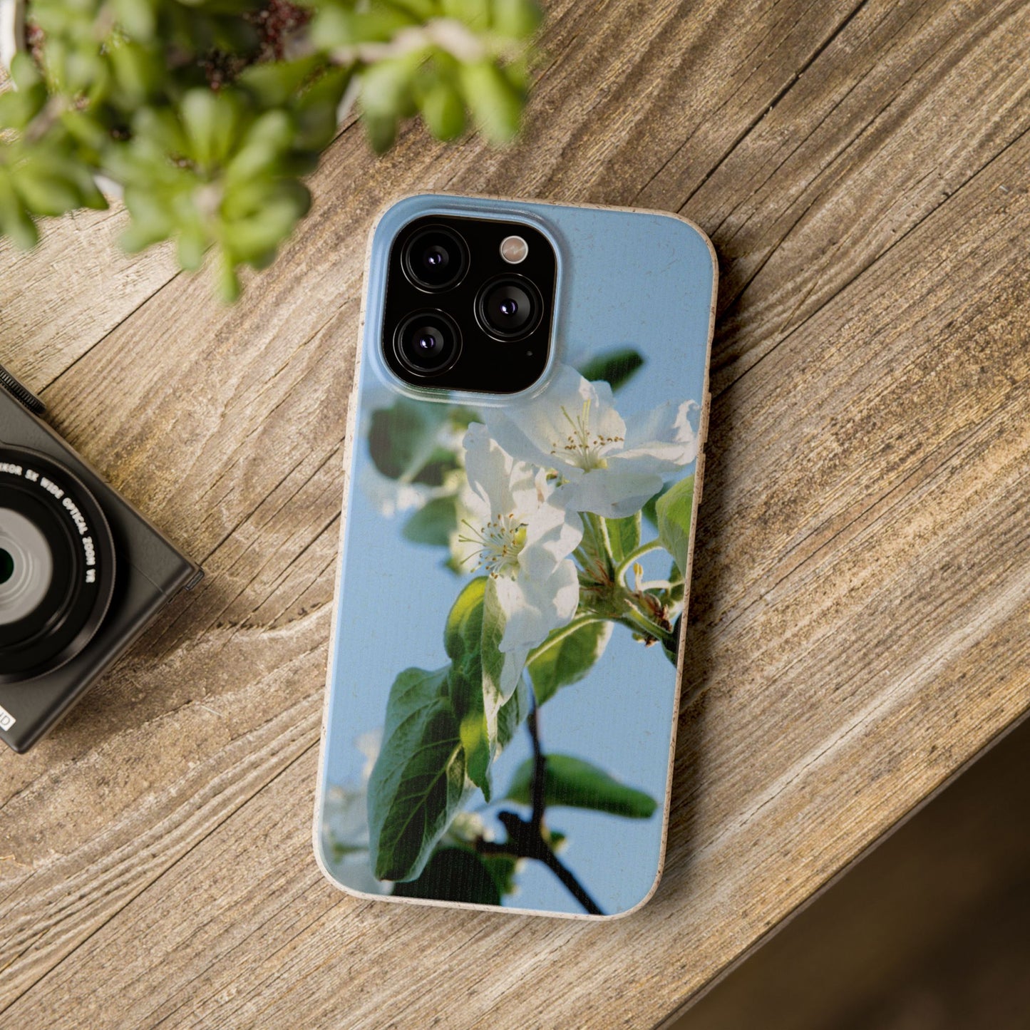 Eco-Friendly Biodegradable Phone Case ‚Apfelblüte‘/,Apple Blossom’ – Photo Design by Sarah Buhl – Magsafe® Compatible