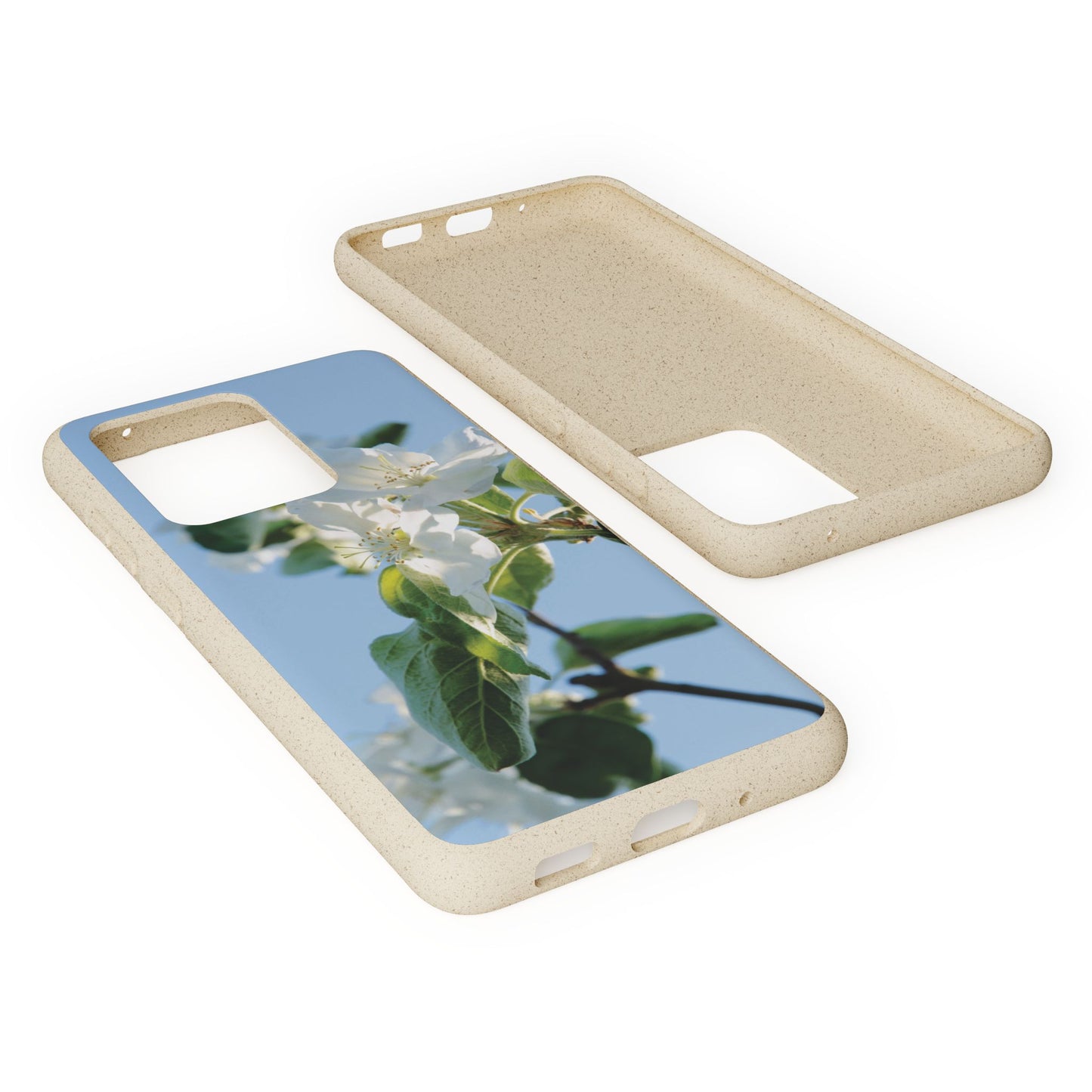 Biodegradable Phone Case „Apfelblüte/Apple Blossom“ – Eco-Friendly Artistic Accessory with Photo Design by Sarah Buhl – Magsafe® Compatible