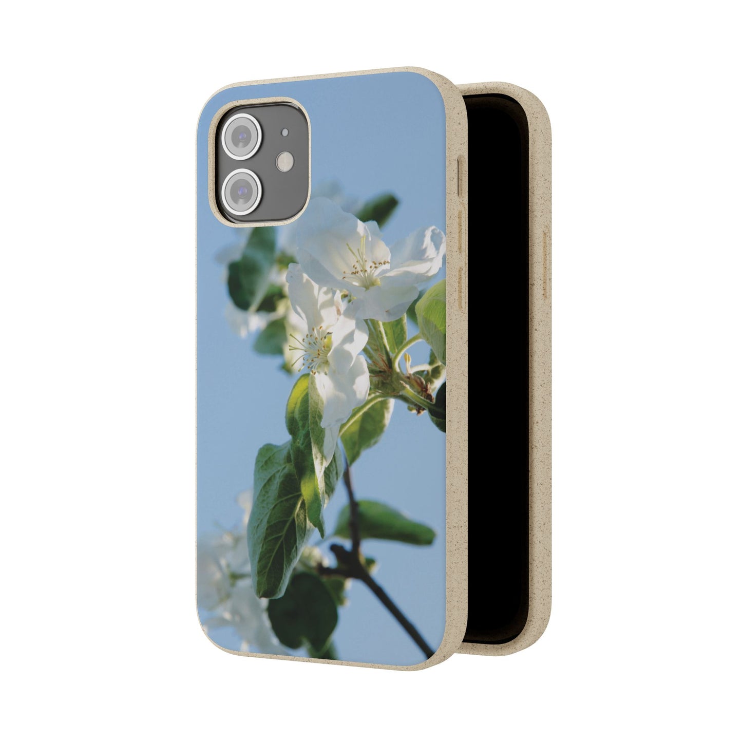 Eco-Friendly Biodegradable Phone Case ‚Apfelblüte‘/,Apple Blossom’ – Photo Design by Sarah Buhl – Magsafe® Compatible
