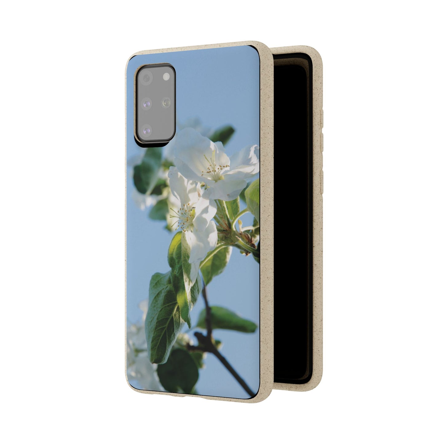Biodegradable Phone Case „Apfelblüte/Apple Blossom“ – Eco-Friendly Artistic Accessory with Photo Design by Sarah Buhl – Magsafe® Compatible