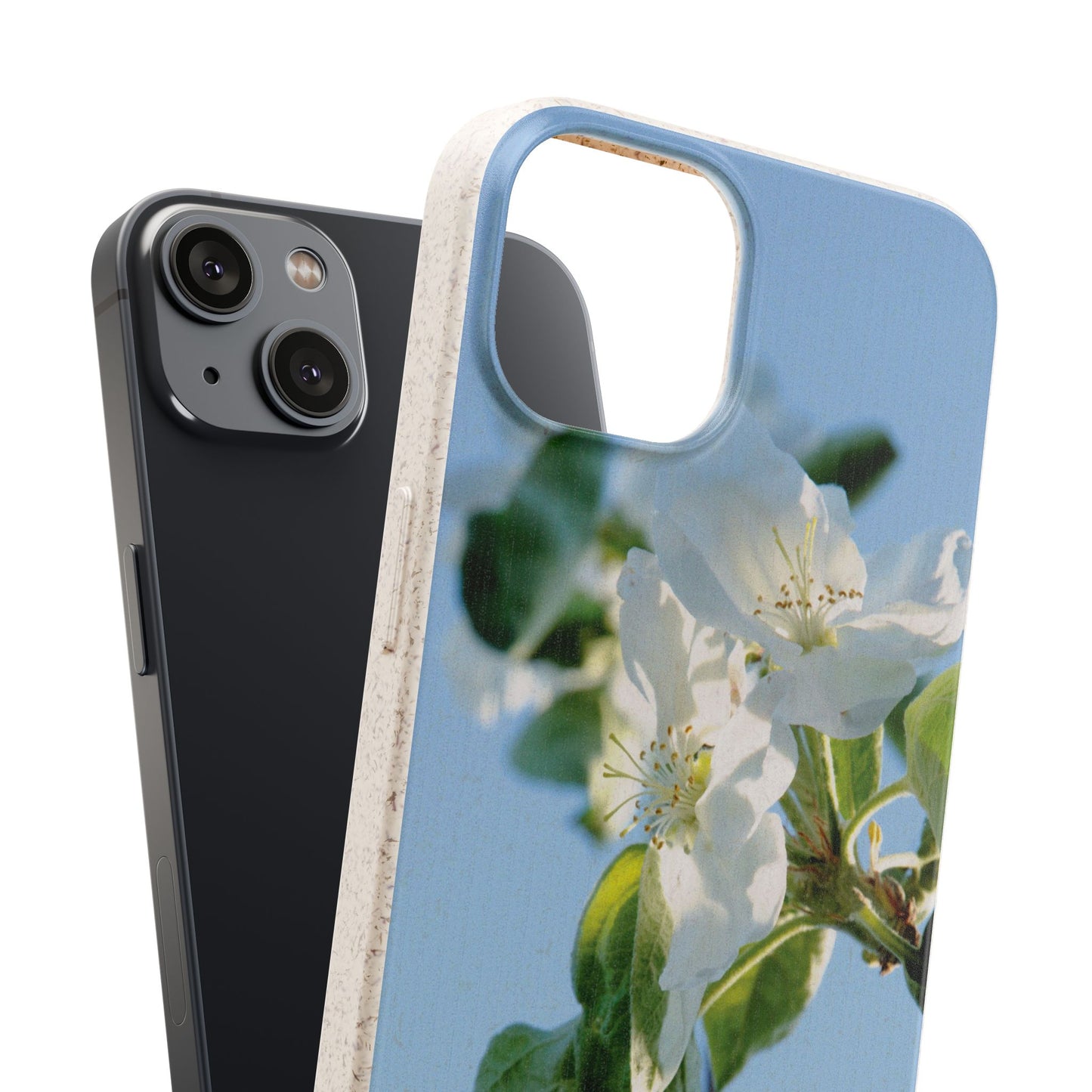 Biodegradable Phone Case „Apfelblüte/Apple Blossom“ – Eco-Friendly Artistic Accessory with Photo Design by Sarah Buhl – Magsafe® Compatible