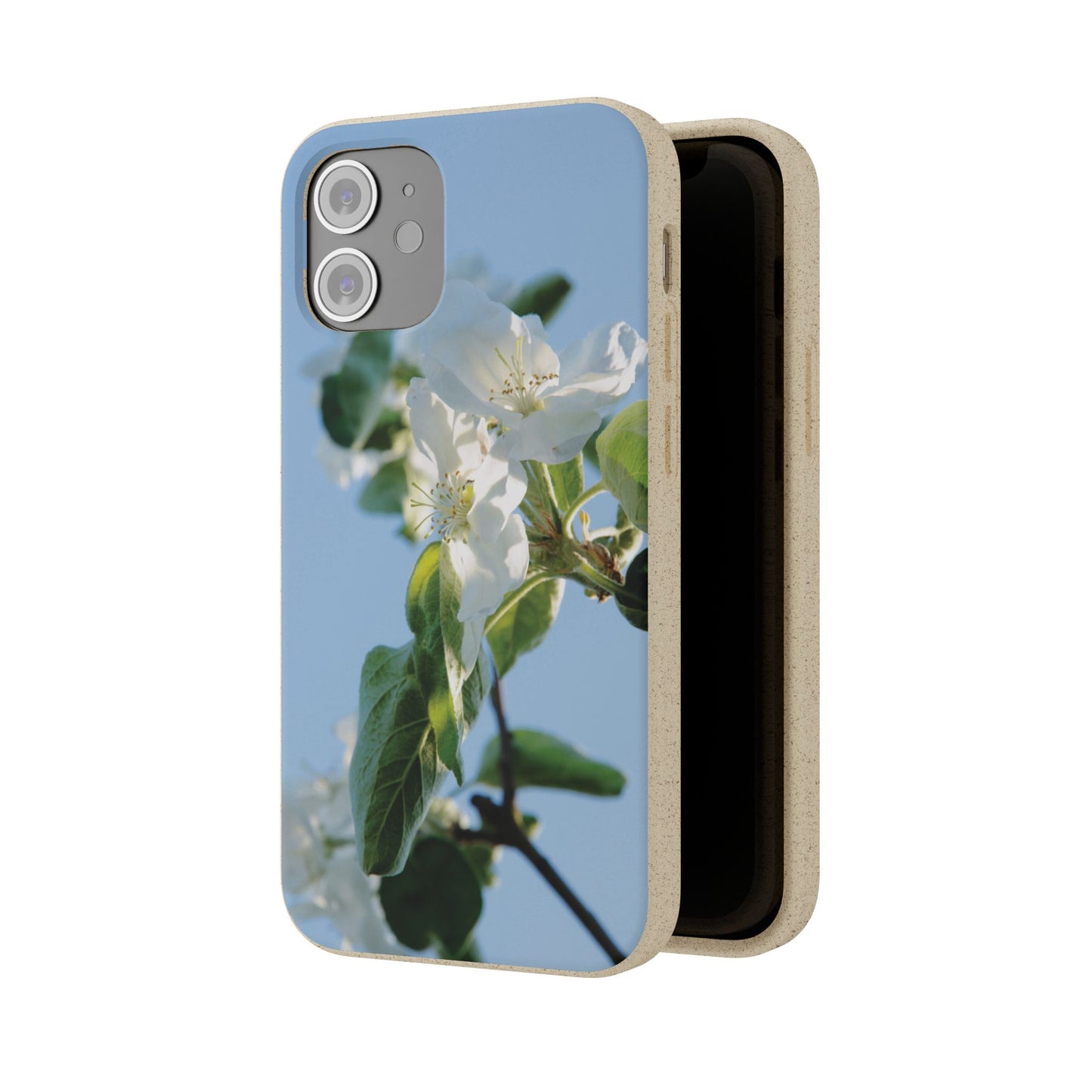 Eco-Friendly Biodegradable Phone Case ‚Apfelblüte‘/,Apple Blossom’ – Photo Design by Sarah Buhl – Magsafe® Compatible