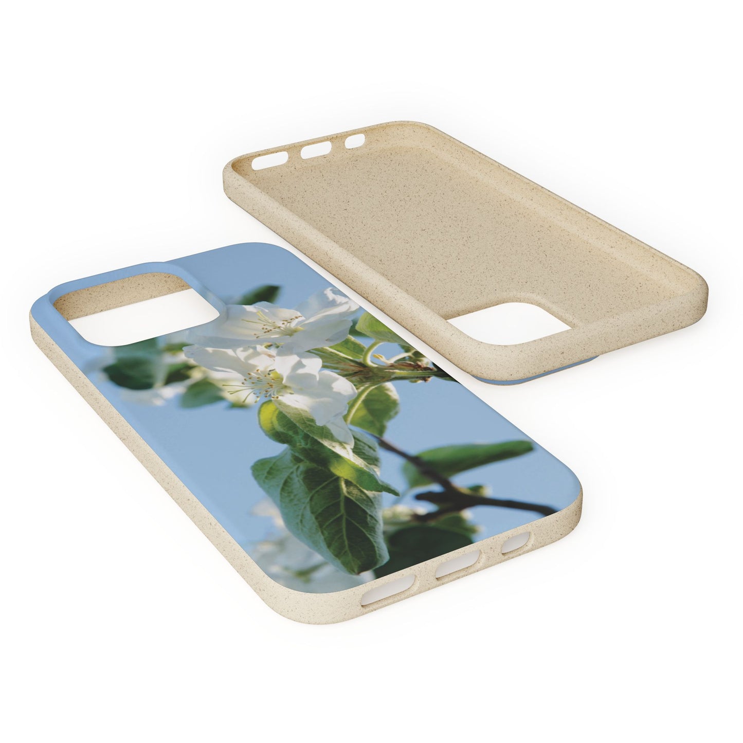 Eco-Friendly Biodegradable Phone Case ‚Apfelblüte‘/,Apple Blossom’ – Photo Design by Sarah Buhl – Magsafe® Compatible